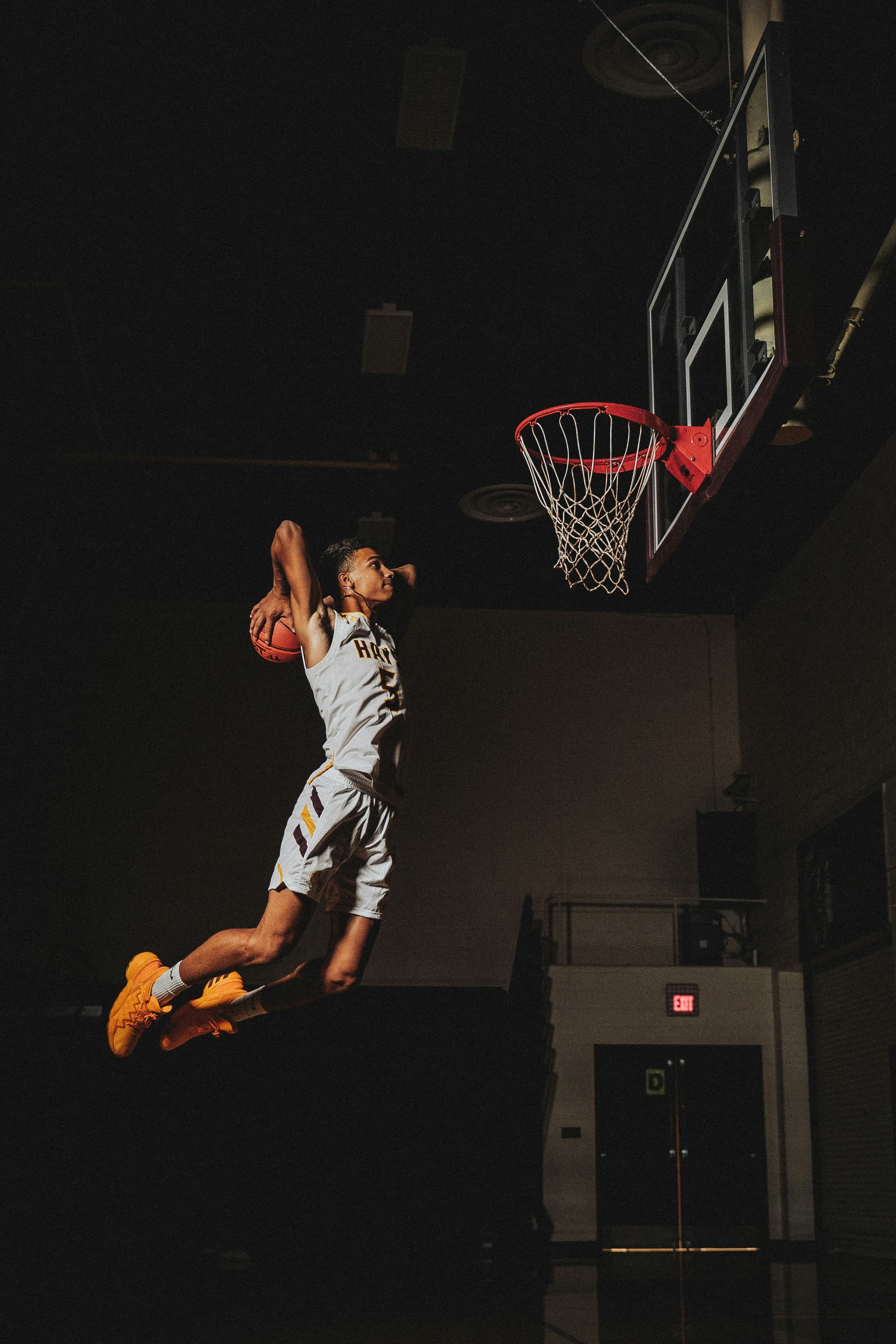 A focused professional athlete
